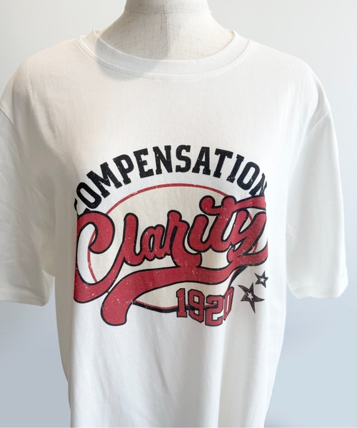 aimoha（アイモハ）の「ヴィンテージロゴプリントTシャツ（Tシャツ/カットソー・レディース・ブラック/ダークグレー/ネイビー/ホワイト/ライトグレー・FREE）」の10枚目の写真
