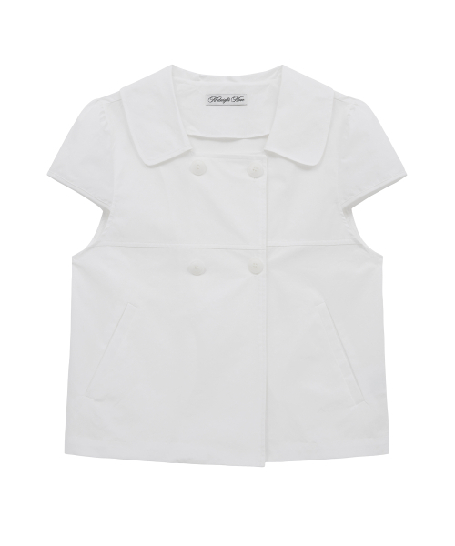 Midnight Move(ミッドナイトムーブ)の「2 bt blouse (white)(シャツ/ブラウス・レディース・その他・FREE)」の1枚目の写真