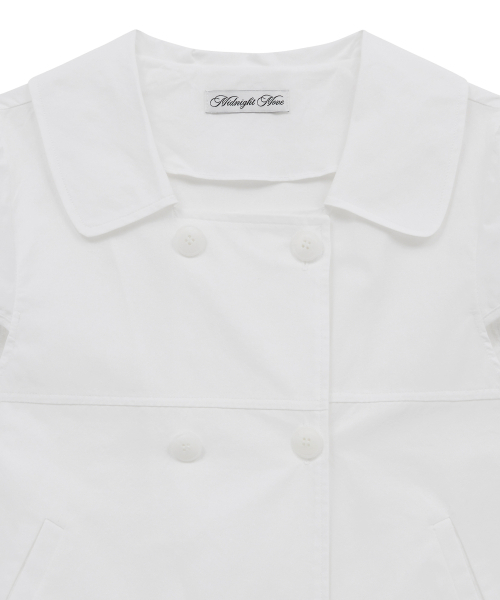 Midnight Move(ミッドナイトムーブ)の「2 bt blouse (white)(シャツ/ブラウス・レディース・その他・FREE)」の2枚目の写真