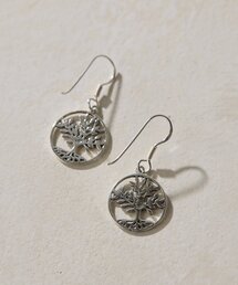 《スターリングシルバー使用》サークルツリーピアス