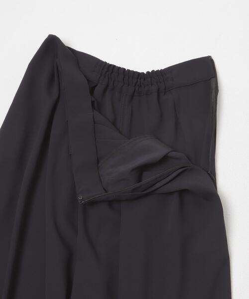 URBAN RESEARCH ROSSO WOMEN（アーバンリサーチ　ロッソ）の「ジョーゼットタックワイドパンツ（その他パンツ・レディース・ブラウン/ネイビー・38/36）」の5枚目の写真