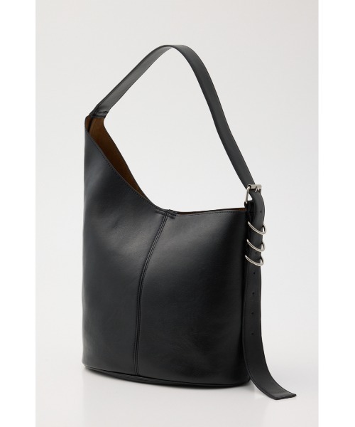 MOUSSY（マウジー）の「ONE HANDLE BUCKET バッグ（ショルダーバッグ・レディース・ブラック/ブラウン・FREE）」の4枚目の写真