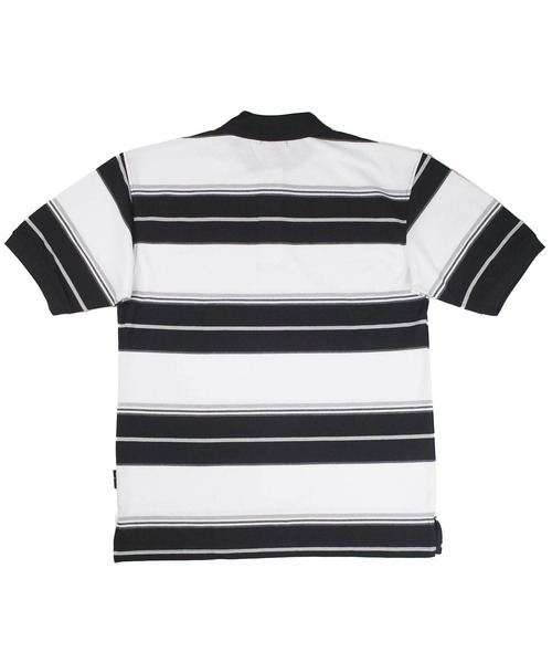 Cal Top(キャルトップ)の「【T19】【Cal Top/キャルトップ】STRIPE POLO SHIRTS(ポロシャツ・メンズ・ブラウン/ブラック/チャコールグレー・SMALL/MEDIUM/LARGE/X-LARGE)」の10枚目の写真
