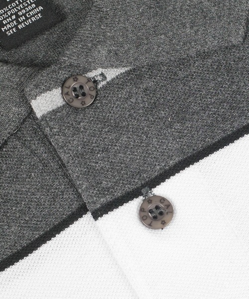 Cal Top(キャルトップ)の「【T19】【Cal Top/キャルトップ】STRIPE POLO SHIRTS(ポロシャツ・メンズ・ブラウン/ブラック/チャコールグレー・SMALL/MEDIUM/LARGE/X-LARGE)」の15枚目の写真