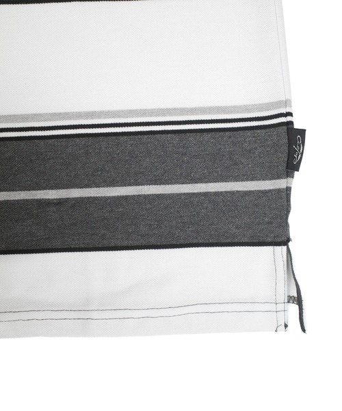 Cal Top(キャルトップ)の「【T19】【Cal Top/キャルトップ】STRIPE POLO SHIRTS(ポロシャツ・メンズ・ブラウン/ブラック/チャコールグレー・SMALL/MEDIUM/LARGE/X-LARGE)」の16枚目の写真