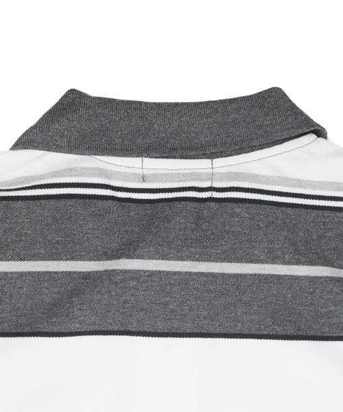 Cal Top(キャルトップ)の「【T19】【Cal Top/キャルトップ】STRIPE POLO SHIRTS(ポロシャツ・メンズ・ブラウン/ブラック/チャコールグレー・SMALL/MEDIUM/LARGE/X-LARGE)」の19枚目の写真