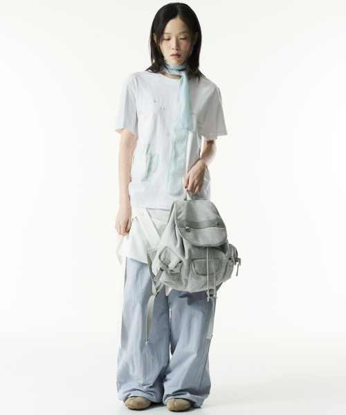 THECOLDESTMOMENT（ザコールデストモーメント）の「TCM 3 pocket sweat backpack (melange grey)（バックパック/リュック・レディース・その他・OS）」の8枚目の写真