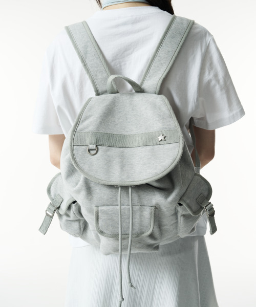 THECOLDESTMOMENT（ザコールデストモーメント）の「TCM 3 pocket sweat backpack (melange grey)（バックパック/リュック・レディース・その他・OS）」の10枚目の写真