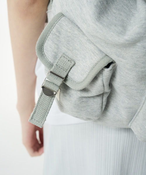 THECOLDESTMOMENT（ザコールデストモーメント）の「TCM 3 pocket sweat backpack (melange grey)（バックパック/リュック・レディース・その他・OS）」の12枚目の写真