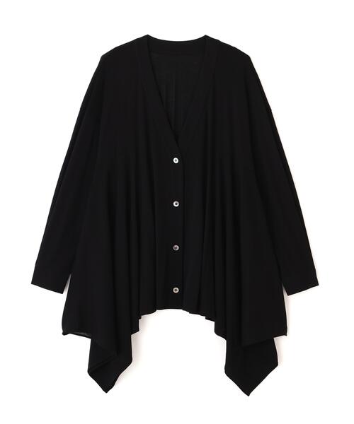LE PHIL(ルフィル)の「◆ジャージーコンビカーディガン(カーディガン/ボレロ・レディース・ブラック/ホワイト・F)」の3枚目の写真
