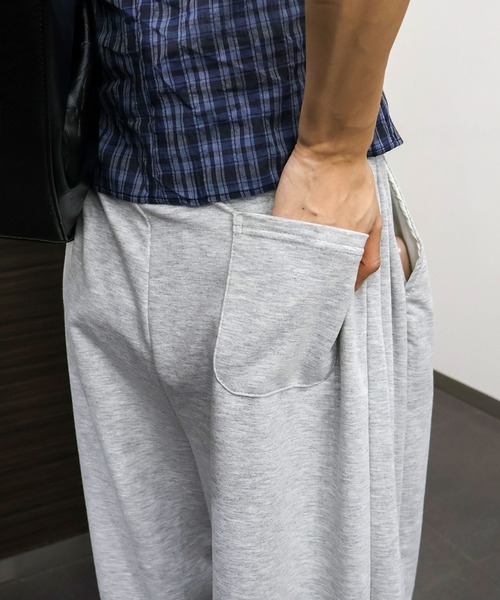 SpRay(スプレイ)の「サイド切り替えワイドスウェットパンツ(スウェットパンツ・レディース・オートミール/グレー/ブラック・FREE)」の12枚目の写真