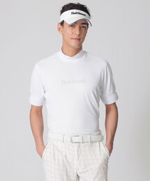【GOLF Men’s/吸水速乾】エアリーメッシュモックネック半袖シャツ