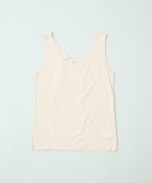 GOOD PEOPLE GOOD STITCHING GOOD PRODUCT（グッドピープルグッドスティッチンググッドプロダクト）の「[GOOD PEOPLE GOOD STITCHING GOOD PRODUCT/グッドピープル グッドステッチング グッドプロダクト]Basic Tank Top（タンクトップ・レディース・ネイビー/レッド・FREE）」の4枚目の写真