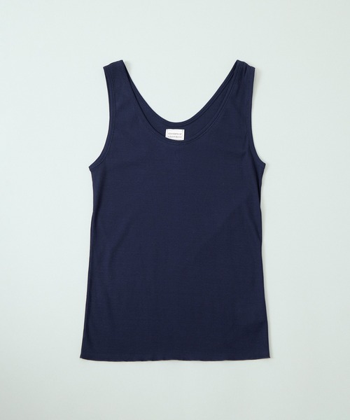 GOOD PEOPLE GOOD STITCHING GOOD PRODUCT（グッドピープルグッドスティッチンググッドプロダクト）の「[GOOD PEOPLE GOOD STITCHING GOOD PRODUCT/グッドピープル グッドステッチング グッドプロダクト]Basic Tank Top（タンクトップ・レディース・ネイビー/レッド・FREE）」の10枚目の写真