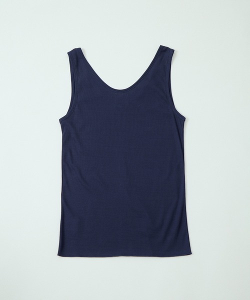 GOOD PEOPLE GOOD STITCHING GOOD PRODUCT（グッドピープルグッドスティッチンググッドプロダクト）の「[GOOD PEOPLE GOOD STITCHING GOOD PRODUCT/グッドピープル グッドステッチング グッドプロダクト]Basic Tank Top（タンクトップ・レディース・ネイビー/レッド・FREE）」の11枚目の写真