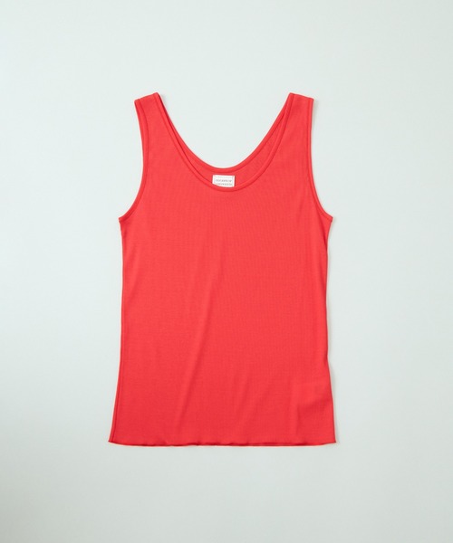 GOOD PEOPLE GOOD STITCHING GOOD PRODUCT（グッドピープルグッドスティッチンググッドプロダクト）の「[GOOD PEOPLE GOOD STITCHING GOOD PRODUCT/グッドピープル グッドステッチング グッドプロダクト]Basic Tank Top（タンクトップ・レディース・ネイビー/レッド・FREE）」の16枚目の写真