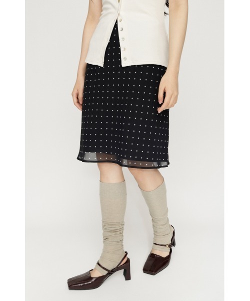 SLY(スライ)の「VINTAGE LIKE FLARE SKIRT ヴィンテージライクフレアスカート 夏服 秋服(スカート・レディース・ピンク系その他/ブラック系その他2・0/1)」の9枚目の写真