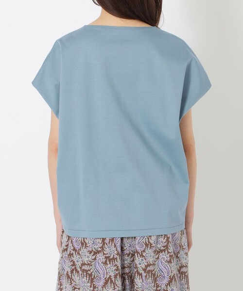 S.ESSENTIALS（エスエッセンシャルズ）の「ギャザーコクーンプルオーバー（Tシャツ/カットソー・レディース・ブルー/ホワイト系その他/ブラック/パープル・38）」の11枚目の写真