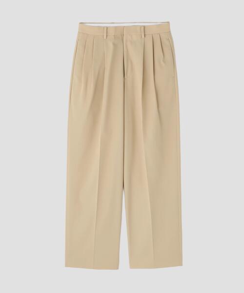 YLEVE（イレーヴ）の「YLEVE / HIGH TWISTED COTTON GABA TROUSERS（その他パンツ・レディース・カーキ/ベージュ・0/1/2）」の7枚目の写真