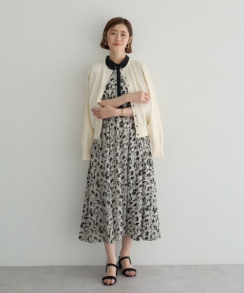 YECCA VECCA(イェッカヴェッカ)の「【UVカット】クルーネックカーディガン(カーディガン/ボレロ・レディース・レッド/アイボリー/ダークベージュ/ブラック・FREE)」の17枚目の写真