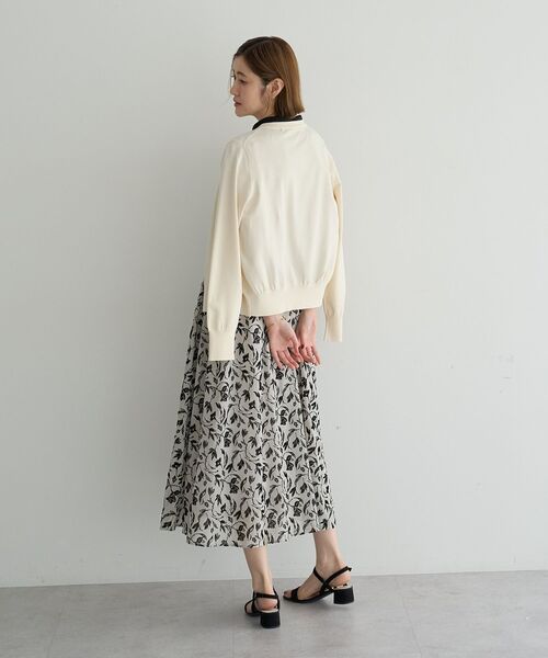 YECCA VECCA(イェッカヴェッカ)の「【UVカット】クルーネックカーディガン(カーディガン/ボレロ・レディース・レッド/アイボリー/ダークベージュ/ブラック・FREE)」の19枚目の写真