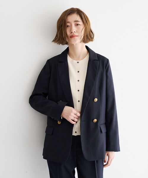 YECCA VECCA(イェッカヴェッカ)の「【UVカット】クルーネックカーディガン(カーディガン/ボレロ・レディース・レッド/アイボリー/ダークベージュ/ブラック・FREE)」の22枚目の写真