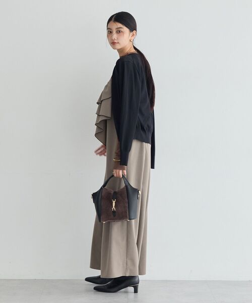 YECCA VECCA(イェッカヴェッカ)の「【UVカット】クルーネックカーディガン(カーディガン/ボレロ・レディース・レッド/アイボリー/ダークベージュ/ブラック・FREE)」の17枚目の写真