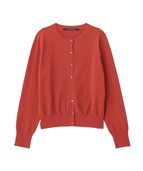 YECCA VECCA(イェッカヴェッカ)の「【UVカット】クルーネックカーディガン(カーディガン/ボレロ・レディース・レッド/アイボリー/ダークベージュ/ブラック・FREE)」の16枚目の写真