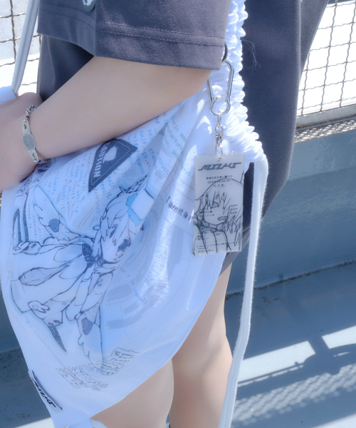 MIUKI(ミユキ)の「Miyu Crying Gym Sack (White)(バックパック/リュック・レディース・その他・OS)」の3枚目の写真
