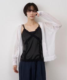 Sheer Zip Hoodie / シアージップフードパーカー