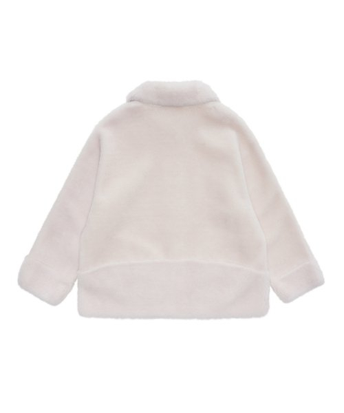 LEFTSEOUL（レフトソウル）の「リアルウールシアリングジャケット [アイボリー]（ムートンコート・レディース・その他・MEDIUM/SMALL）」の2枚目の写真