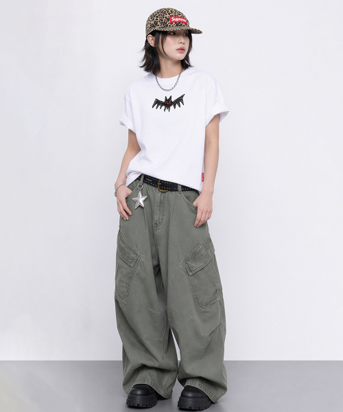ARTISTWEAR（アーティストウェア）の「[ATW] カオススケッチ半袖Tシャツ - 2COLOR（Tシャツ/カットソー・レディース・ホワイト/ブラック・SMALL/MEDIUM/LARGE/X-LARGE/XX-LARGE/XXXX-LARGE）」の7枚目の写真