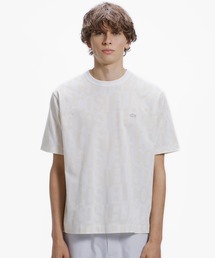 クールマックスブランドネームロゴ総柄Tシャツ