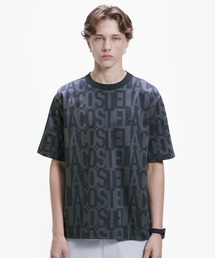 モノグラムジャカード半袖ポロシャツ（ポロシャツ）｜LACOSTE