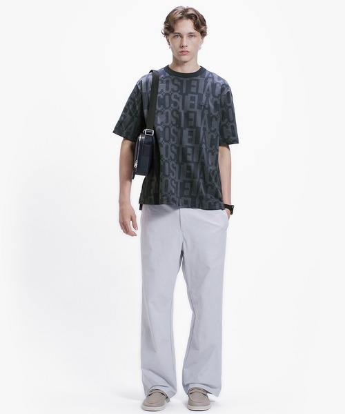 LACOSTE(ラコステ)の「クールマックスブランドネームロゴ総柄Tシャツ(Tシャツ/カットソー・メンズ・ブラウン/オフホワイト/ブラック/チャコール・2/5/4/3)」の20枚目の写真