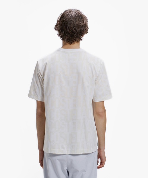 LACOSTE(ラコステ)の「クールマックスブランドネームロゴ総柄Tシャツ(Tシャツ/カットソー・メンズ・ブラウン/オフホワイト/ブラック/チャコール・2/5/4/3)」の13枚目の写真