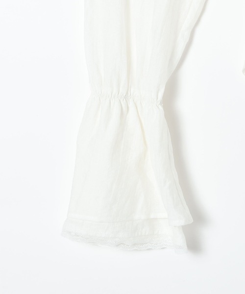 eL(エル)の「【eL】Frill Lace Blouse/1066478(シャツ/ブラウス・レディース・ブラック/オフホワイト・FREE)」の15枚目の写真