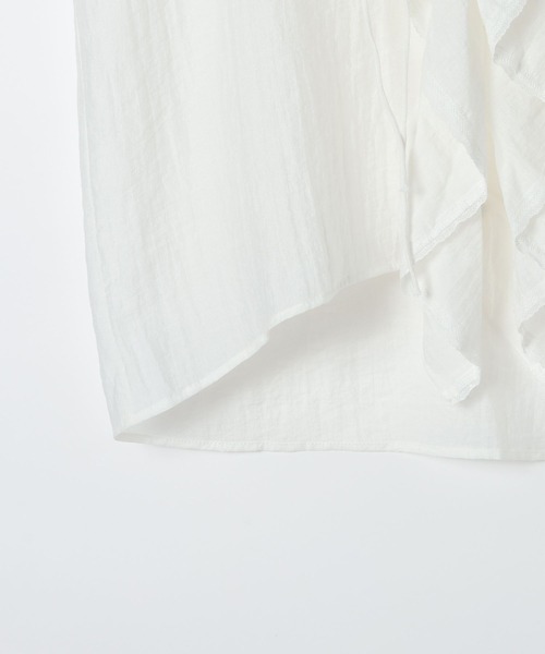 eL(エル)の「【eL】Frill Lace Blouse/1066478(シャツ/ブラウス・レディース・ブラック/オフホワイト・FREE)」の16枚目の写真