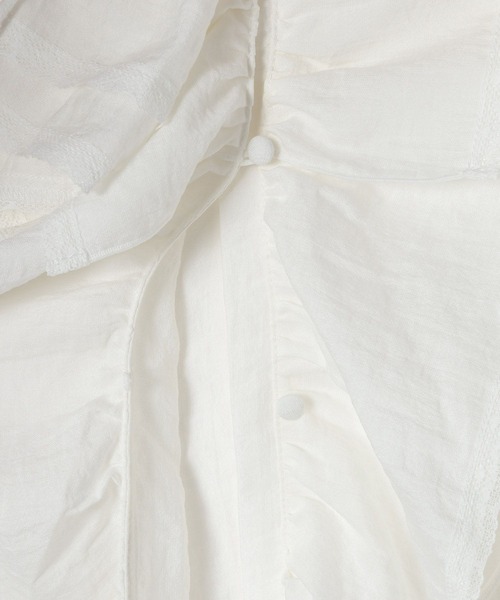 eL(エル)の「【eL】Frill Lace Blouse/1066478(シャツ/ブラウス・レディース・ブラック/オフホワイト・FREE)」の17枚目の写真