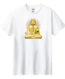 NIPOP(ニポップ) 半袖Tシャツ 仏 和 ロゴ イラスト プリント インバウンド お土産 トップス カットソー メンズ ユニセックス