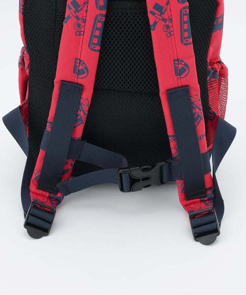 kladskap(クレードスコープ)の「【人気商品再入荷】【直営店で取り扱い無し】電車アップリケ+総柄リュック(バックパック/リュック・キッズ・グレー/レッド・SS/S/M)」の10枚目の写真