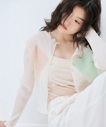 kotohayokozawa | 【kotohayokozawa/コトハヨコザワ】《STUDIOUS別注》シアーラメカーディガン/ウォッシャブル(カーディガン/ボレロ)