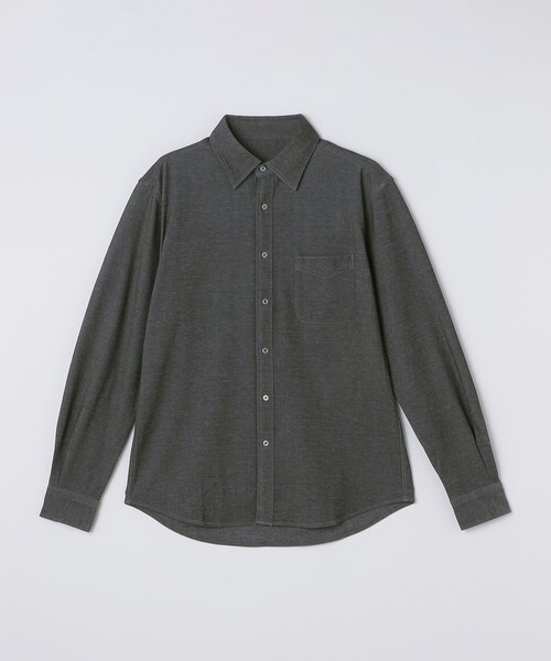 SHIPS Colors(シップス カラーズ)の「モクロディ ジャージー シャツ◇(シャツ/ブラウス・メンズ・ネイビー/ブラック・X-LARGE/LARGE/MEDIUM)」の2枚目の写真