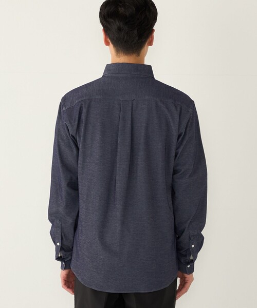 SHIPS Colors(シップス カラーズ)の「モクロディ ジャージー シャツ◇(シャツ/ブラウス・メンズ・ネイビー/ブラック・X-LARGE/LARGE/MEDIUM)」の9枚目の写真