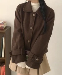 ショートコート【韓国ファッション】