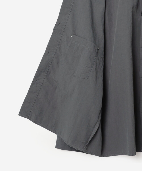MORIKAGE SHIRT(モリカゲシャツ)の「MORIKAGE SHIRT KYOTO |〈別注〉オープンカラーシャツ WOMEN(シャツ/ブラウス・レディース・グレー/イエロー/グリーン系その他/アイボリー・S)」の15枚目の写真