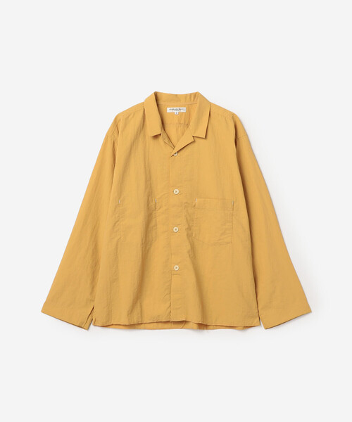MORIKAGE SHIRT(モリカゲシャツ)の「MORIKAGE SHIRT KYOTO |〈別注〉オープンカラーシャツ WOMEN(シャツ/ブラウス・レディース・グレー/イエロー/グリーン系その他/アイボリー・S)」の5枚目の写真