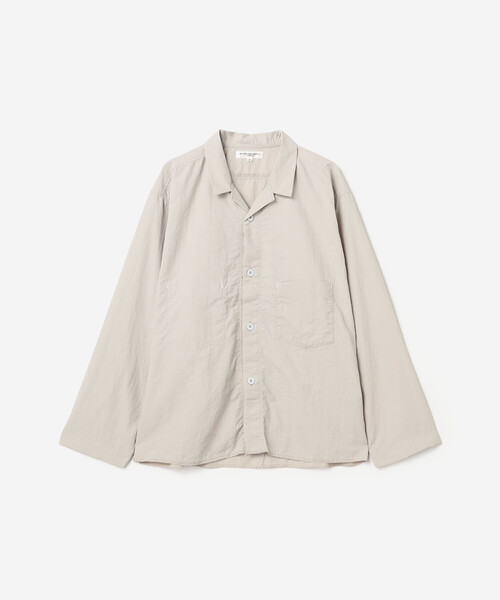 MORIKAGE SHIRT(モリカゲシャツ)の「MORIKAGE SHIRT KYOTO |〈別注〉オープンカラーシャツ WOMEN(シャツ/ブラウス・レディース・グレー/イエロー/グリーン系その他/アイボリー・S)」の6枚目の写真