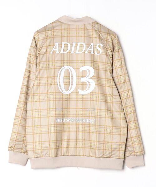 adidas(アディダス)の「ウーブン スイングトップ ジャケット【adidas Golf/アディダスゴルフ】(ブルゾン・メンズ・ベージュ・X-LARGE/SMALL/MEDIUM/LARGE/XX-LARGE)」の9枚目の写真