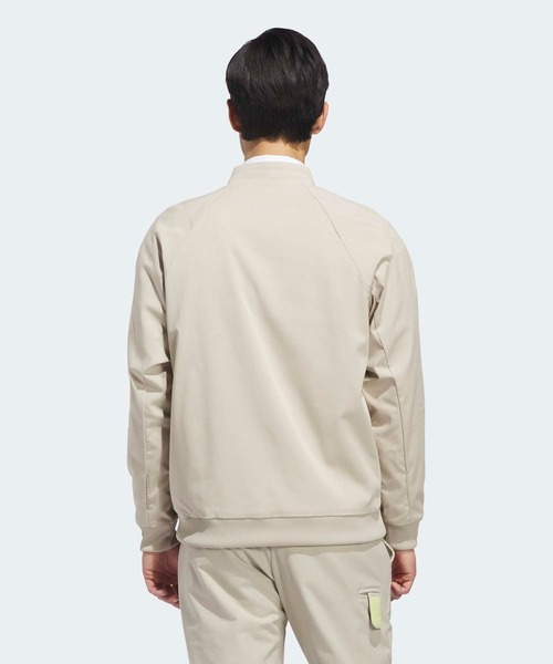 adidas(アディダス)の「ウーブン スイングトップ ジャケット【adidas Golf/アディダスゴルフ】(ブルゾン・メンズ・ベージュ・X-LARGE/SMALL/MEDIUM/LARGE/XX-LARGE)」の2枚目の写真